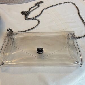 Transparent Chain Crossbody Bag